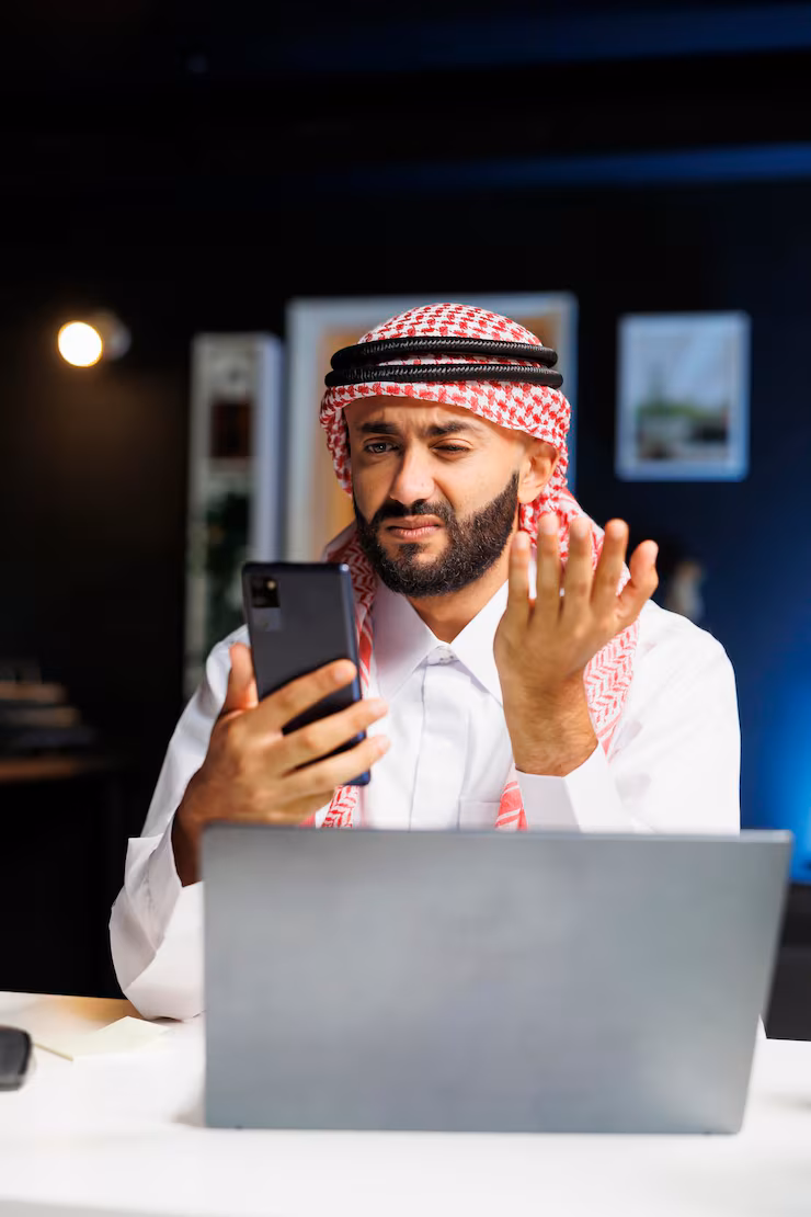IT engineers working as an extension of a Saudi team