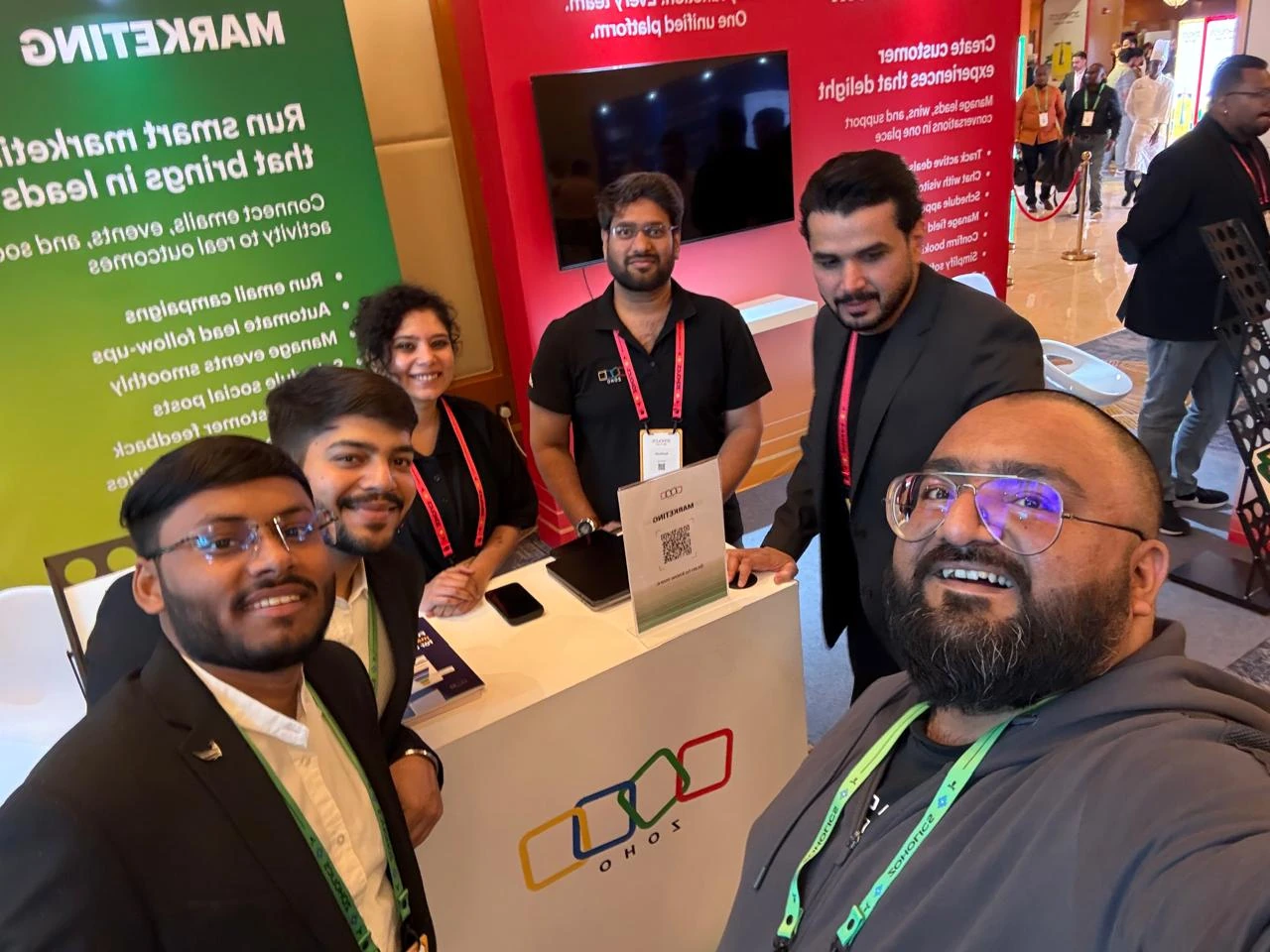Shyphan team at Zoho booth